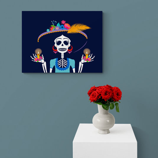 Catrina Colors - Canvas Mérida Fine Print Art