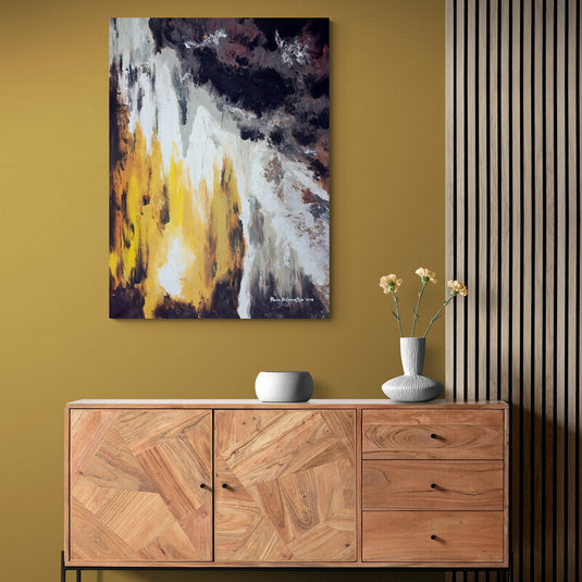 Cave Fire - Canvas Mérida Fine Print Art