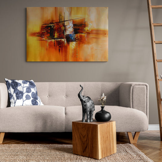 Change of Seasons Abstract - Canvas Mérida Fine Print Art