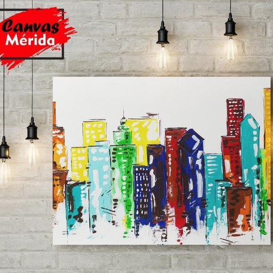 Chicago Skyline Number 2 - Canvas Mérida Fine Print Art