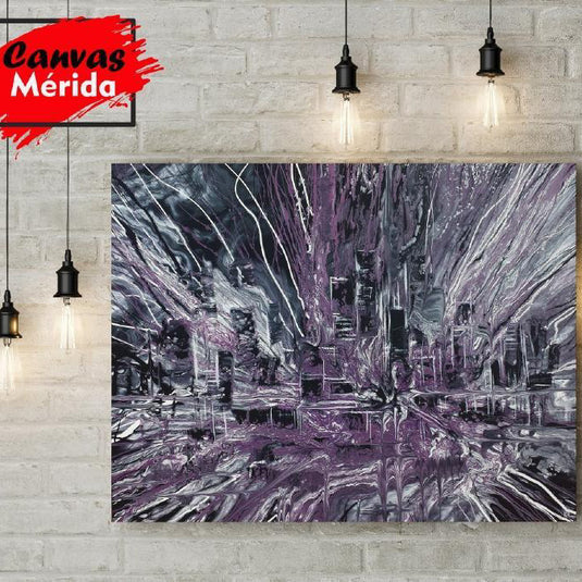 Chicago Skyline Number 4 - Canvas Mérida Fine Print Art