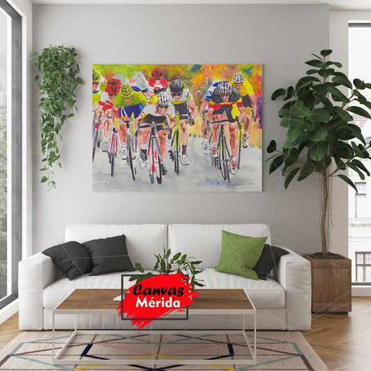 Ciclismo #1 - Canvas Mérida Fine Print Art