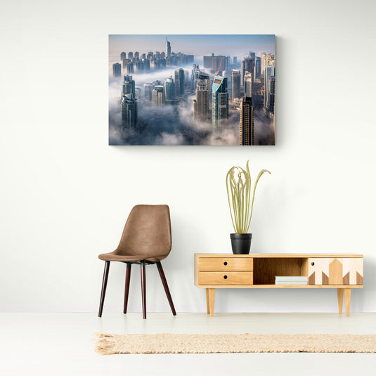 City on Clouds - Canvas Mérida Fine Print Art