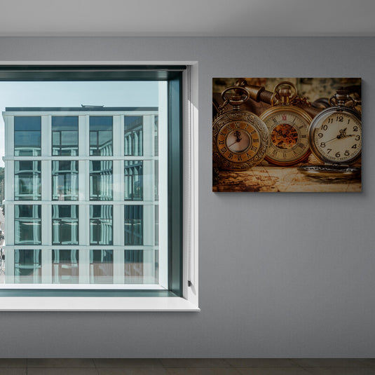 Clock - Canvas Mérida Fine Print Art