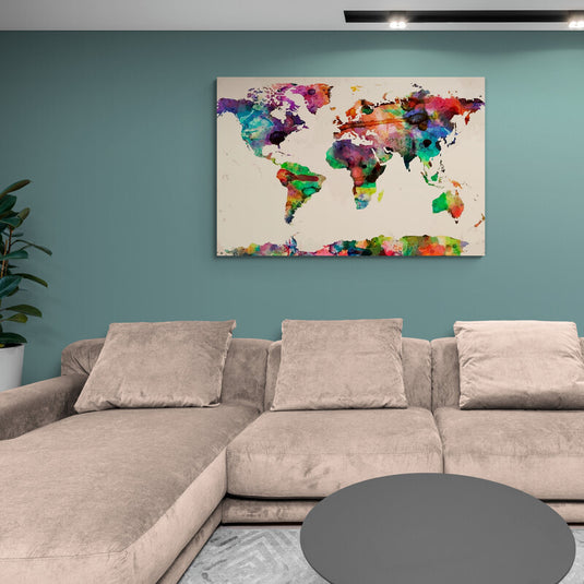 Color Map - Canvas Mérida Fine Print Art