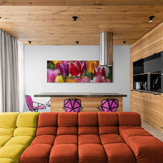 Esplendor Primaveral: Tulipanes en Armonía