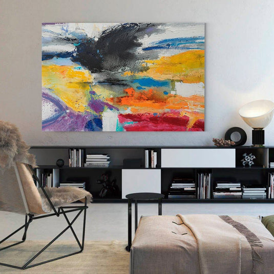 Colores Abstractos - Canvas Mérida Fine Print Art