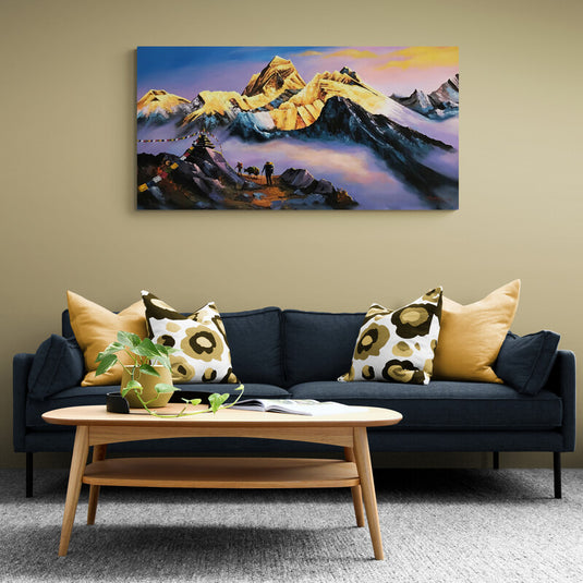 Colorful Andes #1 - Canvas Mérida Fine Print Art