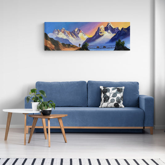 Colorful Andes #2 - Canvas Mérida Fine Print Art