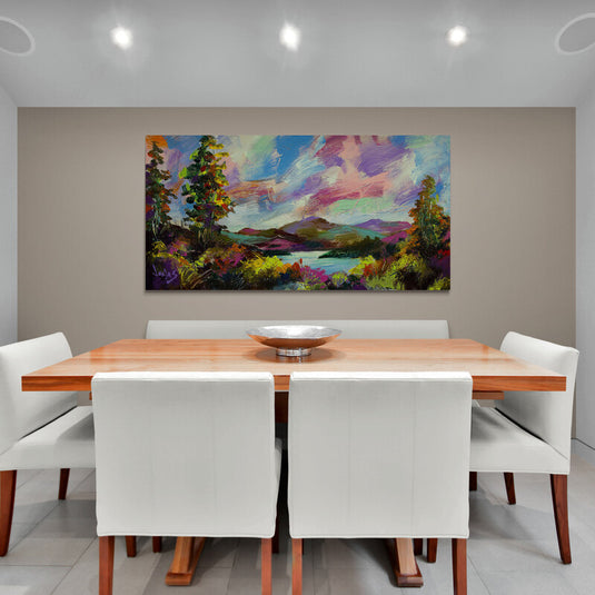 Colorful Forest - Canvas Mérida Fine Print Art