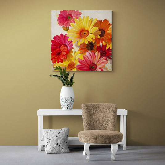 Despertar Gerbera: Una Celebración de Color y Luz