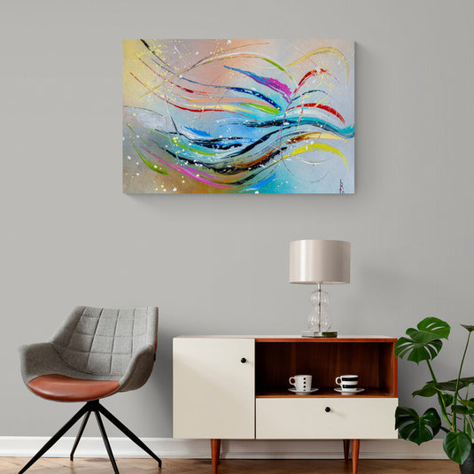 Colorful Wind - Canvas Mérida Fine Print Art