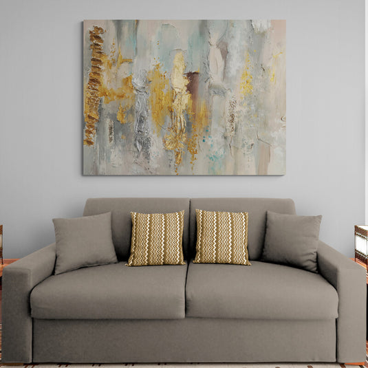 Acrilyc Gold and Pearls - Canvas Mérida Fine Print Art