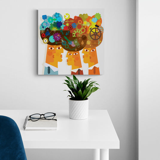 Contradictory Thoughts - Canvas Mérida Fine Print Art