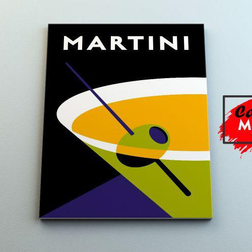 Cool Martini - Canvas Mérida Fine Print Art