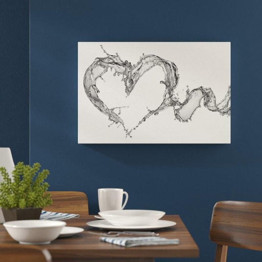 Corazón hecho agua - Canvas Mérida Fine Print Art