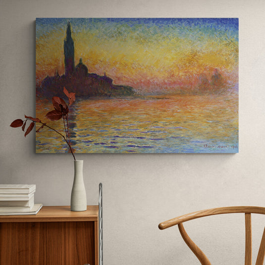 Monet San Giorgio Maggiore atardecer Venecia impresionismo