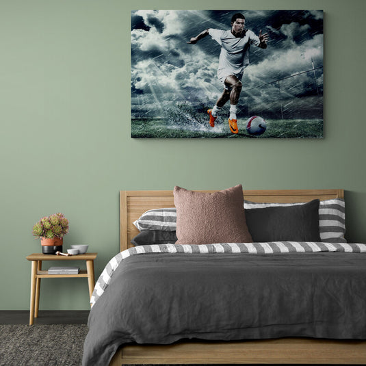 Cristiano Ronaldo Soccer - Canvas Mérida Fine Print Art