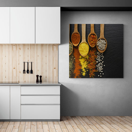 Cucharas y especias #9 - Canvas Mérida Fine Print Art