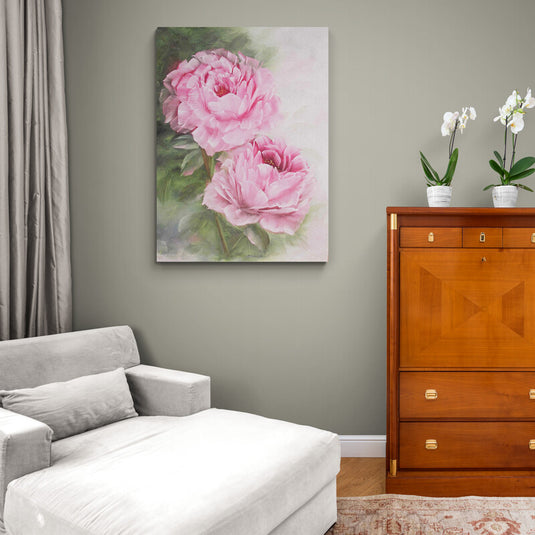 Cutting Flowers - Canvas Mérida Fine Print Art