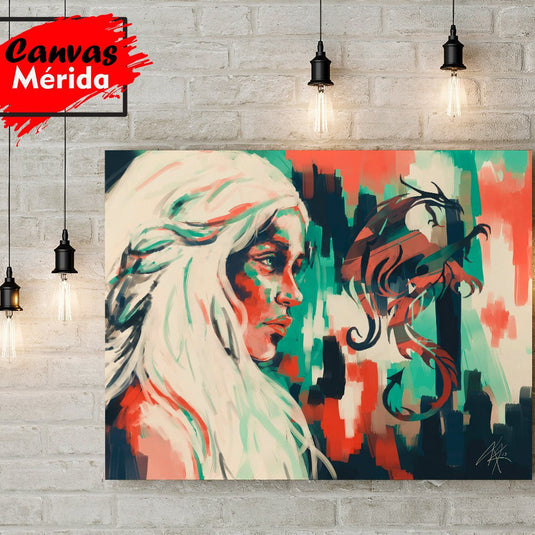 Daenerys Targaryen - Canvas Mérida Fine Print Art