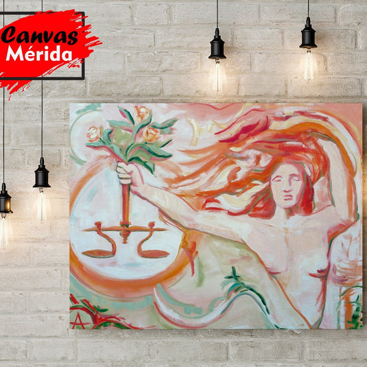 Dama de la Justicia Numero Tres - Canvas Mérida Fine Print Art