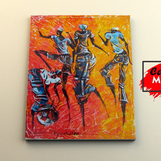 Dance African - Canvas Mérida Fine Print Art