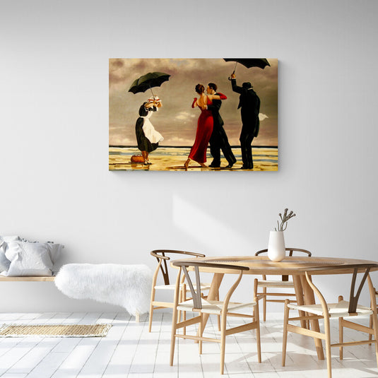 Dancing Under the Rain - Canvas Mérida Fine Print Art