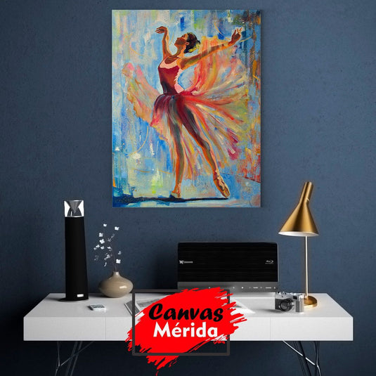 Danza Azul #4 - Canvas Mérida Fine Print Art