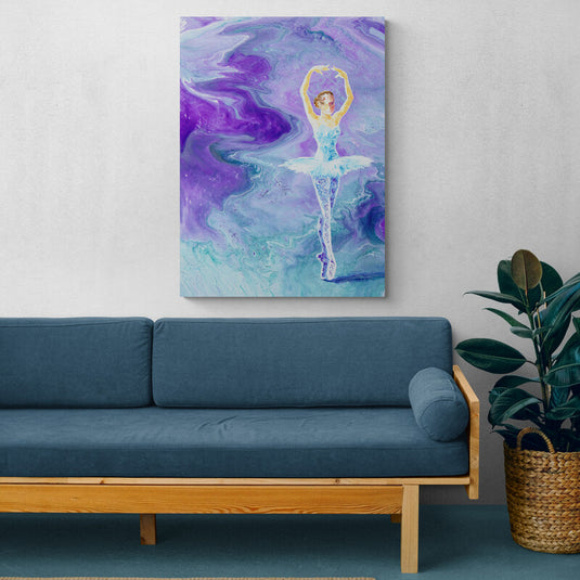 Danza Azul #6 - Canvas Mérida Fine Print Art