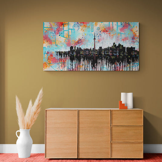 Dark City - Canvas Mérida Fine Print Art