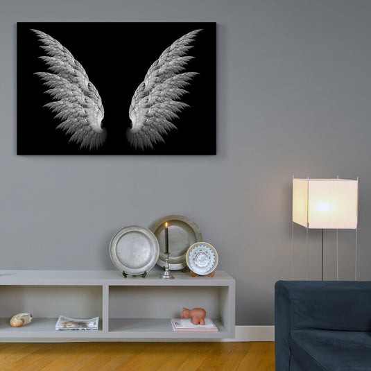 Delicate Angel Wings - Canvas Mérida Fine Print Art