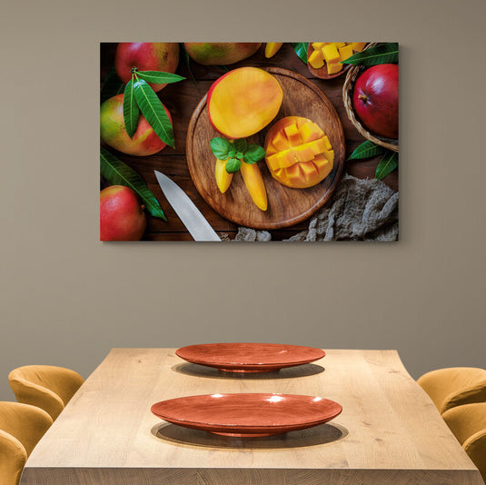Delicious Mango - Canvas Mérida Fine Print Art