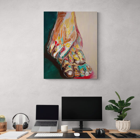 De manos y pies - Canvas Mérida Fine Print Art