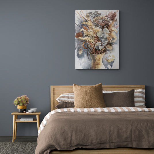 Dried Nature Vase - Canvas Mérida Fine Print Art