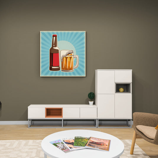 Drink Beer - Canvas Mérida Fine Print Art