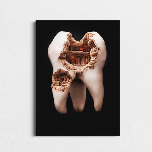 Egipto Tallado en Diente - Canvas Mérida Fine Print Art