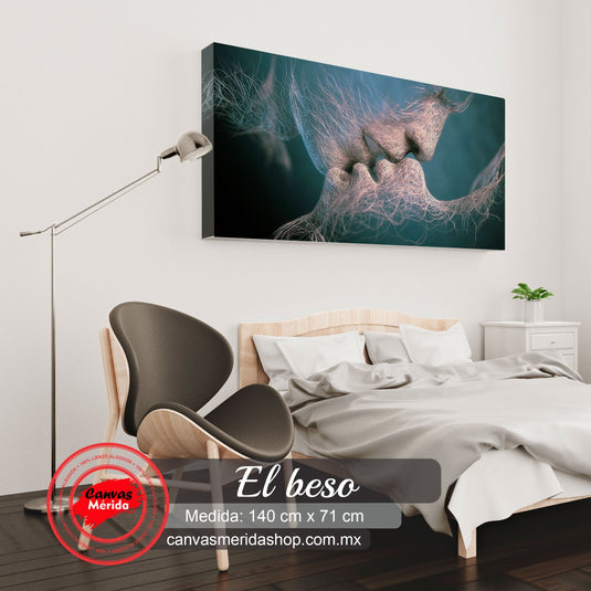 El Beso - Canvas Mérida Fine Print Art
