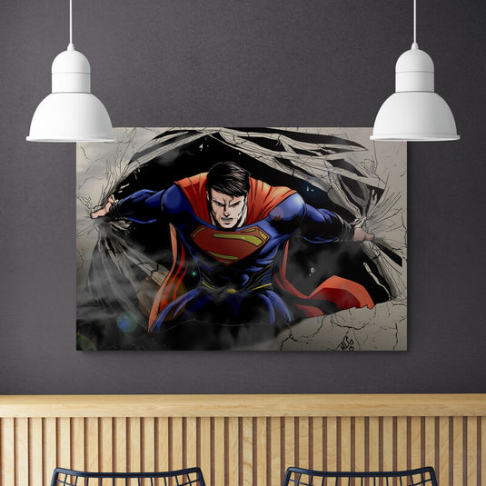 El Hombre de Acero - Canvas Mérida Fine Print Art