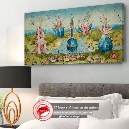 Bosch El jardín de las delicias utopía figuras desnudas