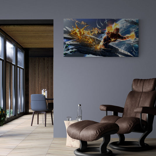 Explosion in Space - Canvas Mérida Fine Print Art