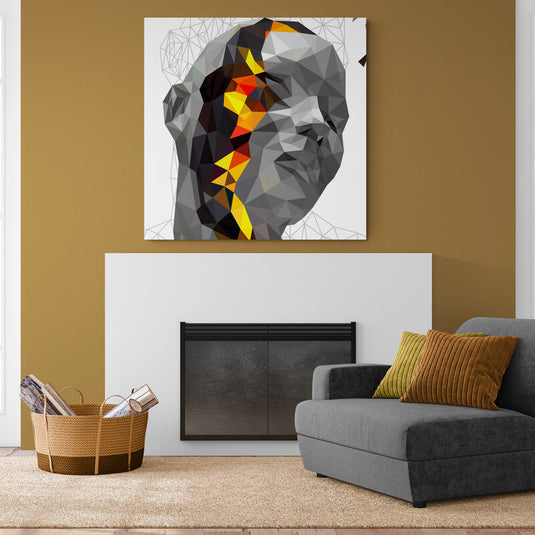 Face Geometric - Canvas Mérida Fine Print Art