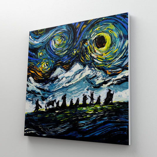 Fellowship of the Ring - Canvas Mérida Fine Print Art