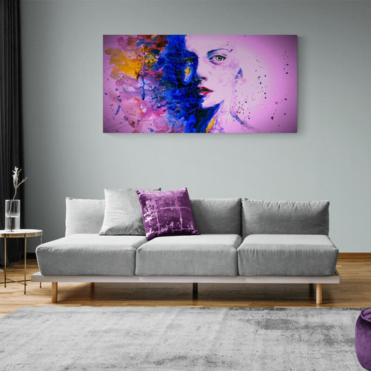 Female Face - Canvas Mérida Fine Print Art