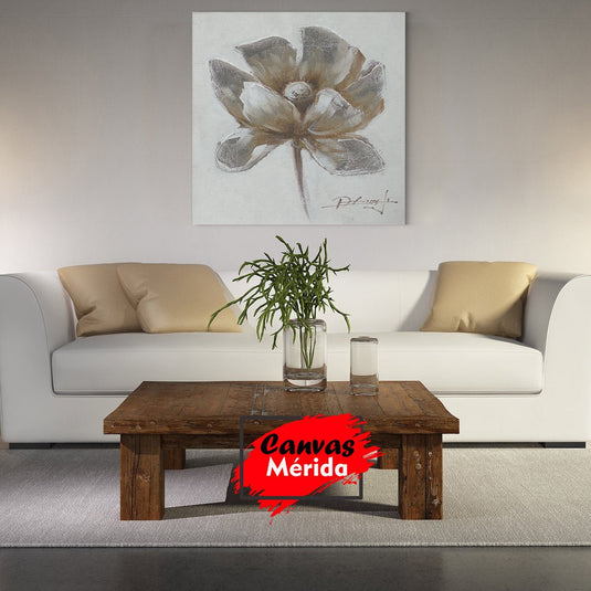 Flor Blanca - Canvas Mérida Fine Print Art
