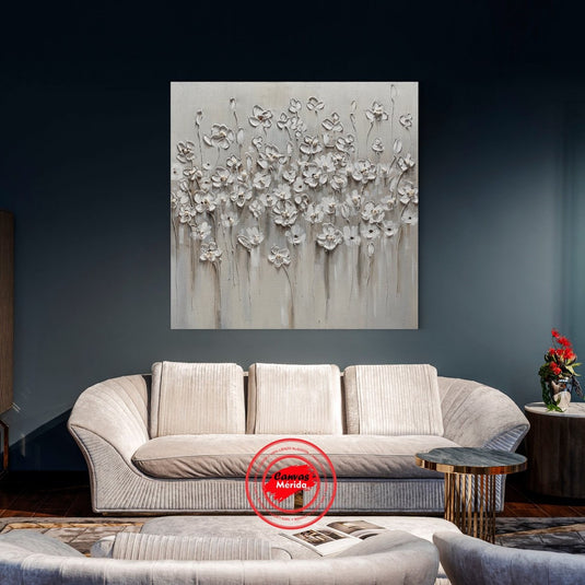 Flores en Crudo - Canvas Mérida Fine Print Art