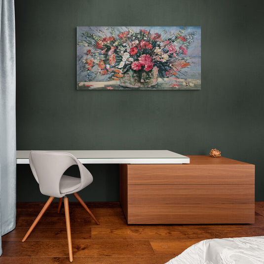 Flower Basket - Canvas Mérida Fine Print Art