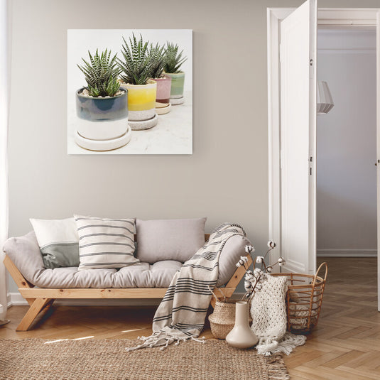 Flower Pots - Canvas Mérida Fine Print Art