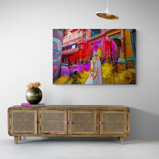 Colorful Road - Canvas Mérida Fine Print Art