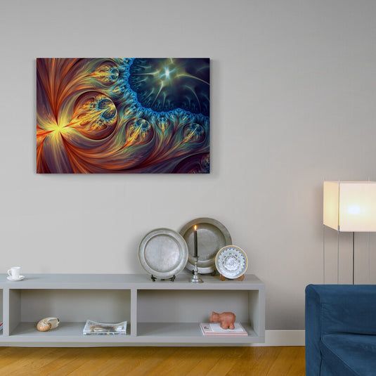 Fractal Galaxy - Canvas Mérida Fine Print Art